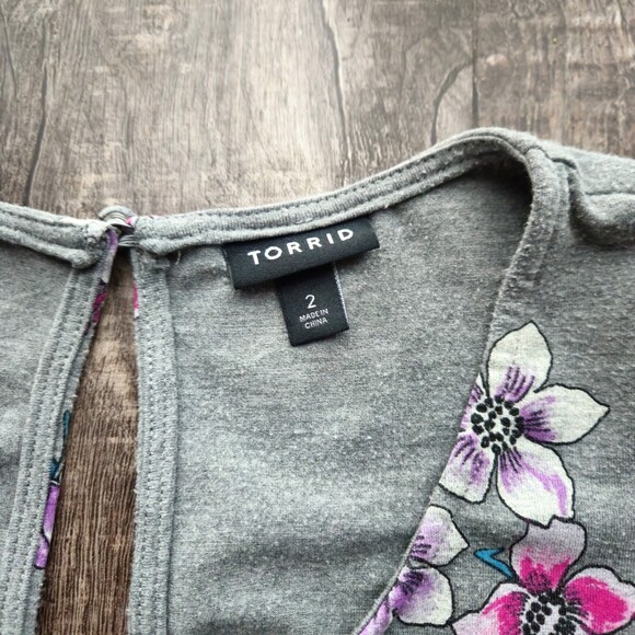 Torrid Midi Jersey Trapeze Dress - Picture 4 of 4